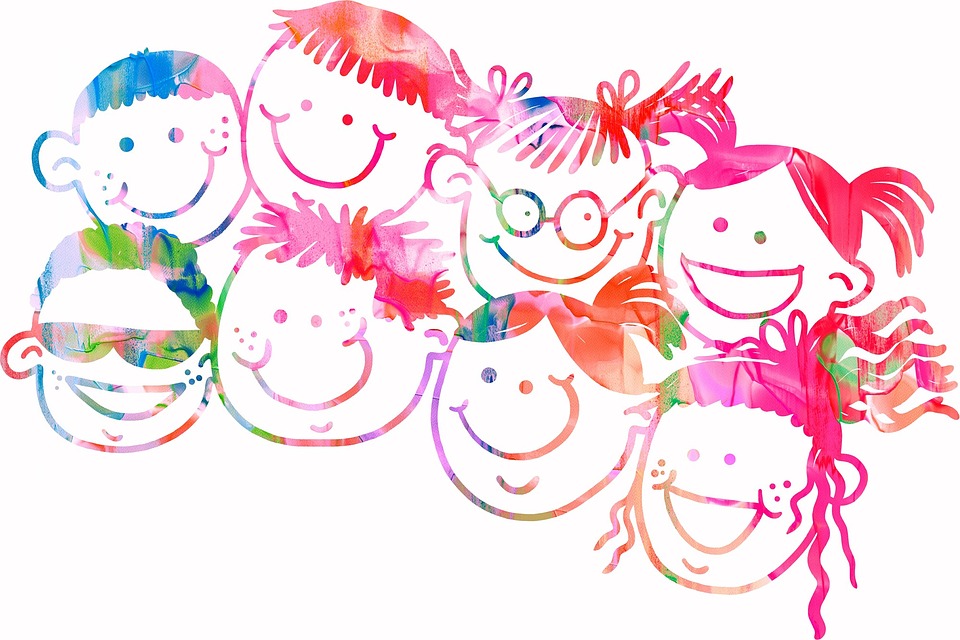 watercolour kids
